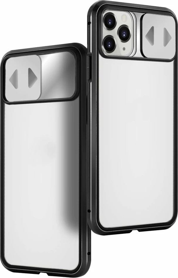 Mbështjellës Wozinsky Magnetic Cam Slider Case për Huawei P40, Full Body Cover, i zi