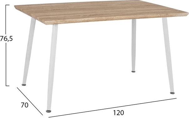 Set Tavoline Ngrenje 5 pjesë FH10349.02 Tavoline 120x70x76,5 cm & Karrige Twist