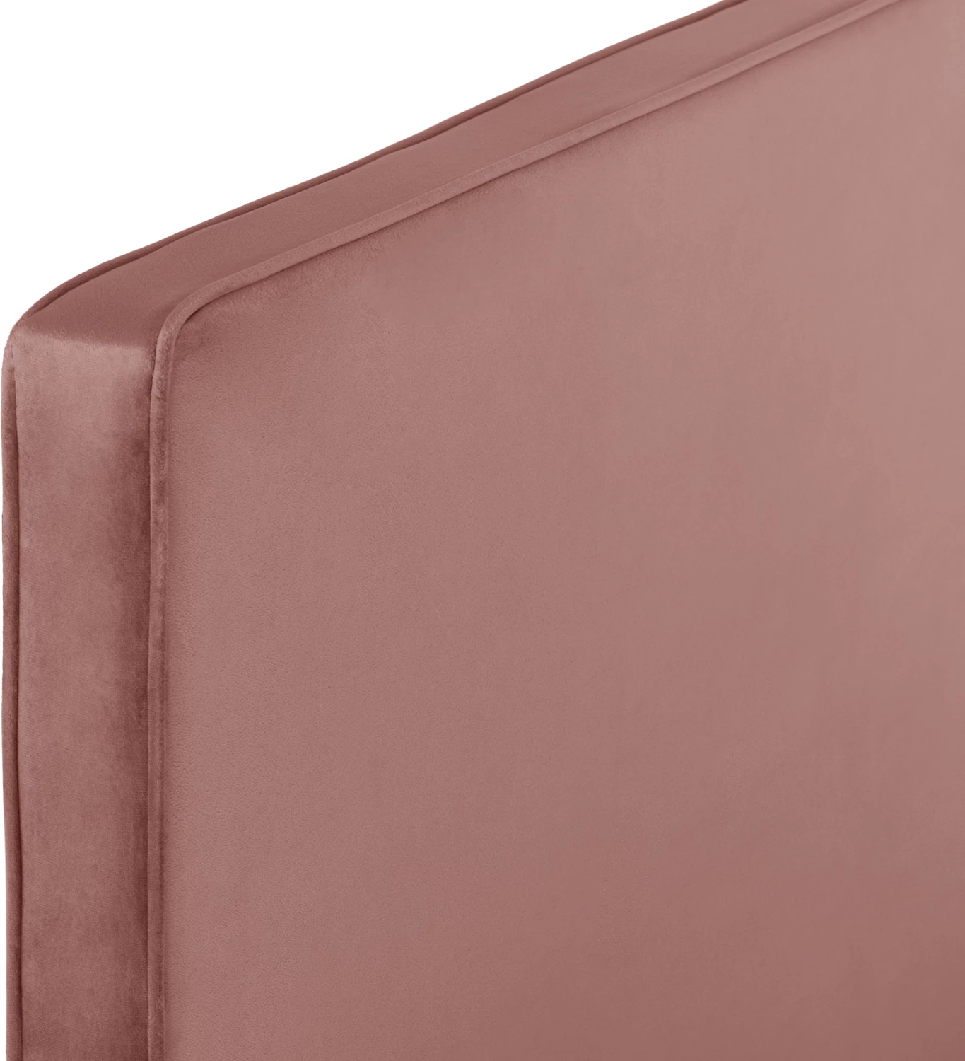 Krevat MAYLIN FH598.02 me kadife rozë të zbehtë për dyshek 120x200 cm