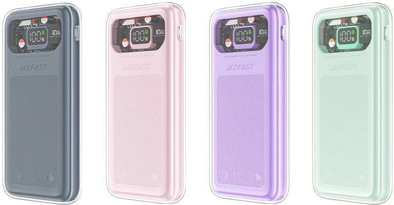 Powerbank Acefast M1 Sparkling Series 10000mAh, 30W, Gri