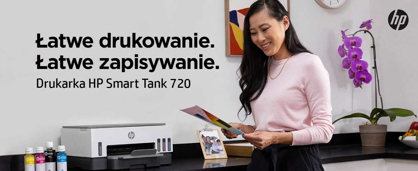 Printer HP Smart Tank 720, All-in-One, Termal inkjet, Gri