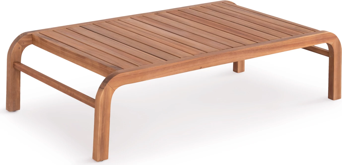 Tavolinë kafeje për jashtë, dru akacie, OASIS CD6227, 132x70x33cm