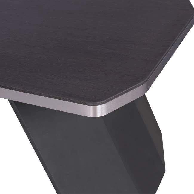 Tavolinë profesionale për zyre, kënd i majtë, ngjyrë trëndafili, FH2083L, 220x180x76 cm