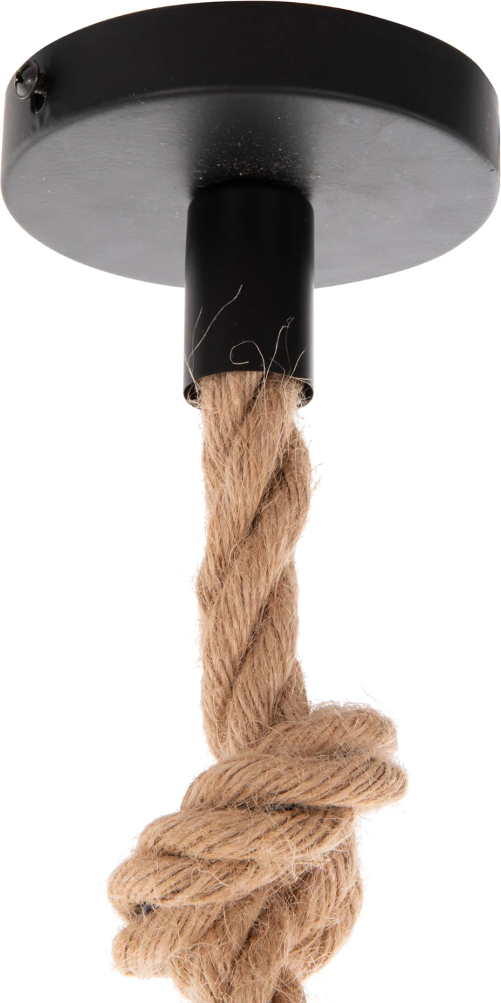 Set llambë varëse tavani, litar dhe fibra gjethe palme të thata, FH11924, Φ52.5Χ160H cm