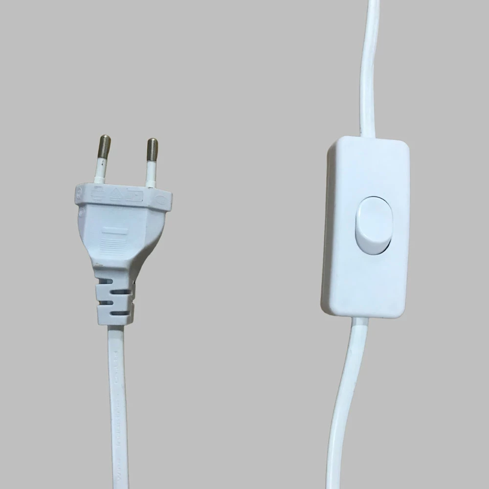 Llambë tavoline HATCUS, polirezine bezhë, stofë e bardhë, 30.7x30.7x52.5cm