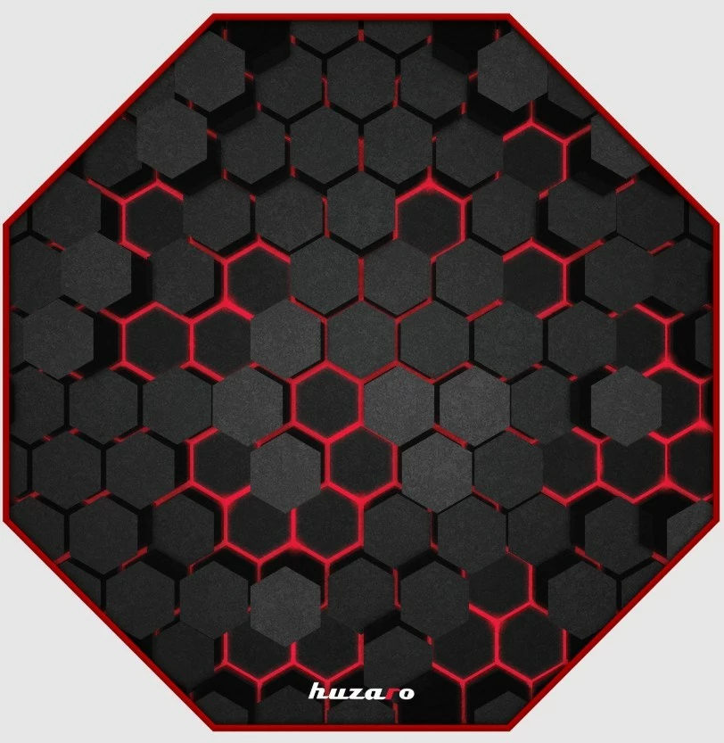 Tapet për karrige gaming Huzaro HZ-FLOORMAT 2.0, 1200x1200 mm, i zi