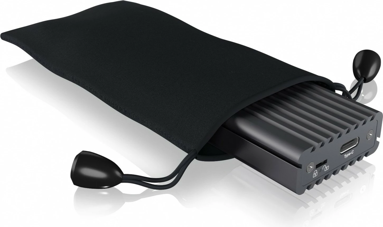 Kasë IcyBox IB-1817MC-C31 për SSD M.2 NVMe & SATA, USB Type-C, Gri