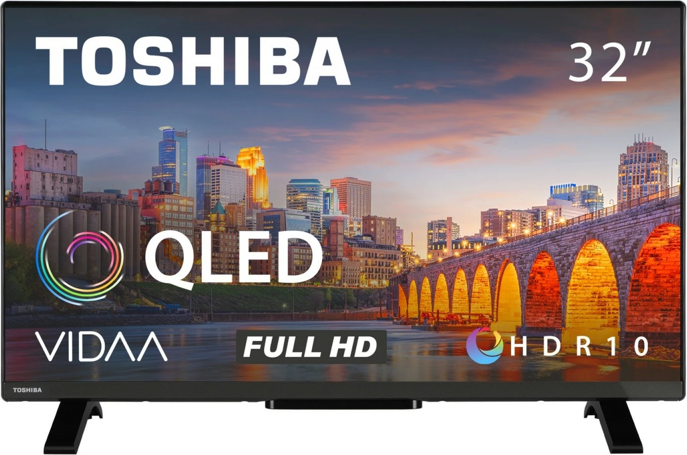 Televizor Toshiba QLED 32QV2F63DG, 32", Full HD, Smart TV, HDR10