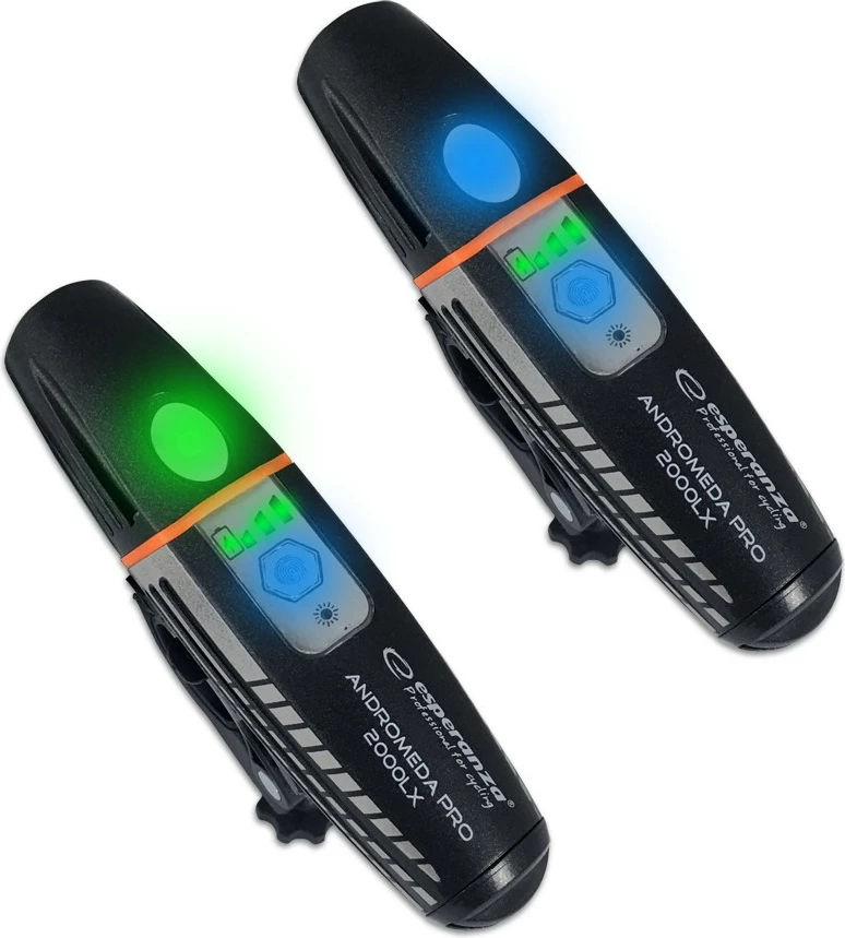 Dritë për biçikletë Esperanza Andromeda Pro 2000 LX, LED, 2200 mAh, e zezë