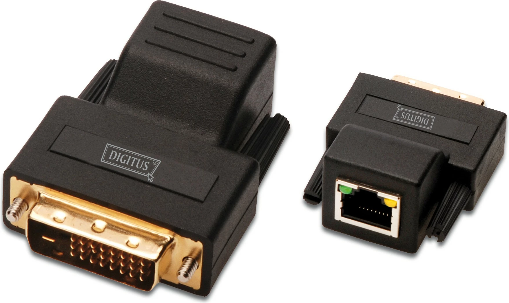 Adapter DVI Digitus extender Cat.5/Cat.6, 70m, i zi