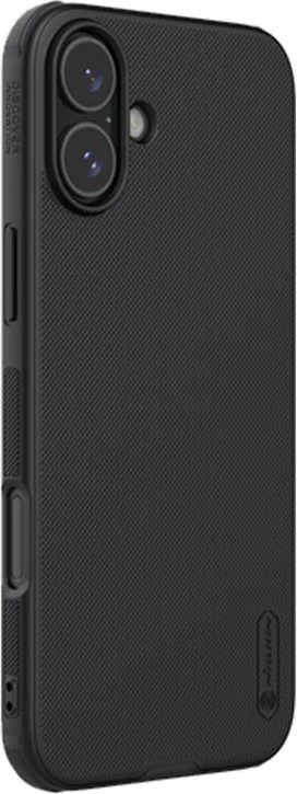 Mbështjellës Nillkin Super Frosted Shield Pro Magnetic për iPhone 16 Plus, i zi