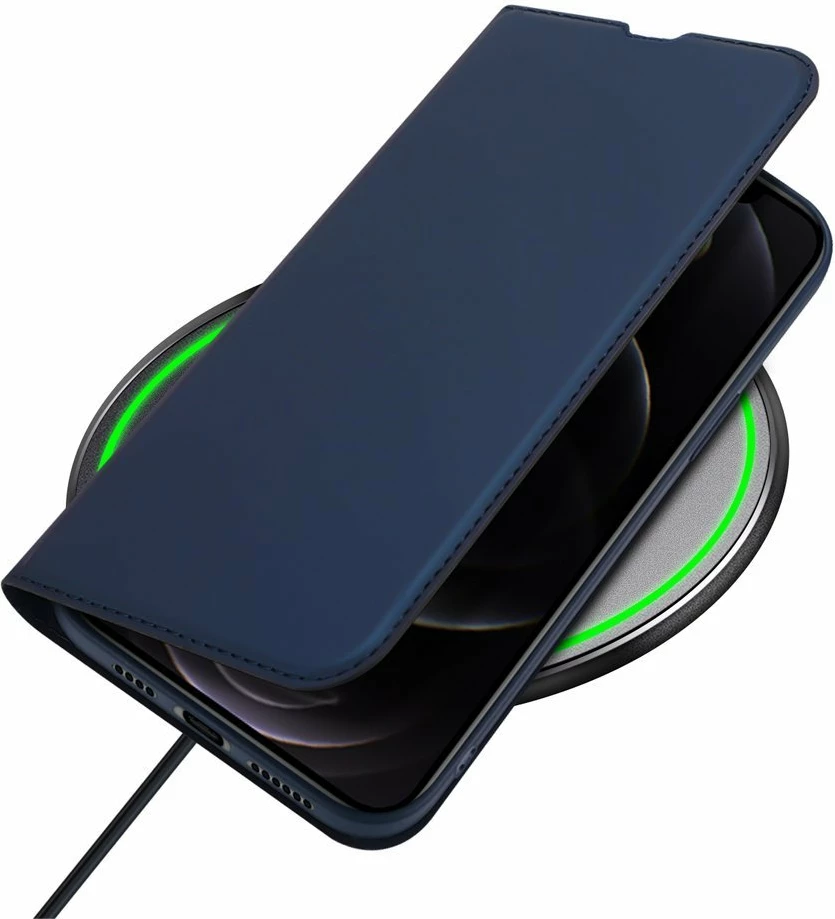 Mbështjellës Dux Ducis Skin Pro Bookcase për iPhone 13 Pro Max, kaltër