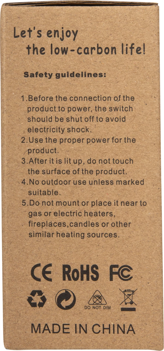 Llambë LED filament, 8W, E27, e zbehtë, 3000K, ngjyrë ari