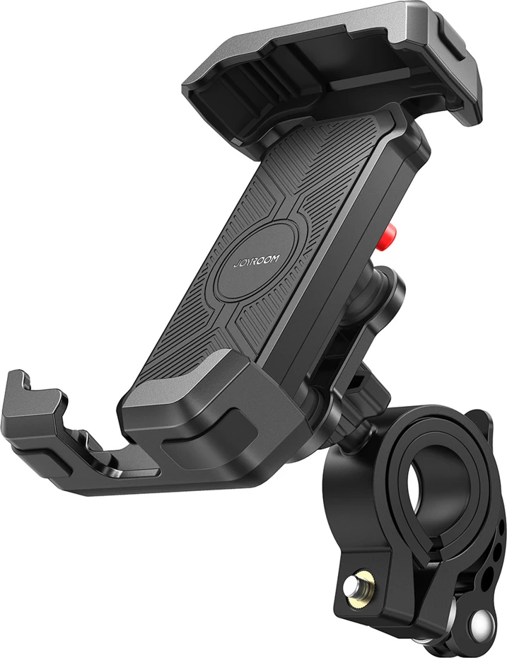 Mbajtës timoni për celular Joyroom JR-ZS428, shok-rezistent, rrotullim 360°, për biçikletë/motoçikletë/skuter, 4.7-7 inch, i zi