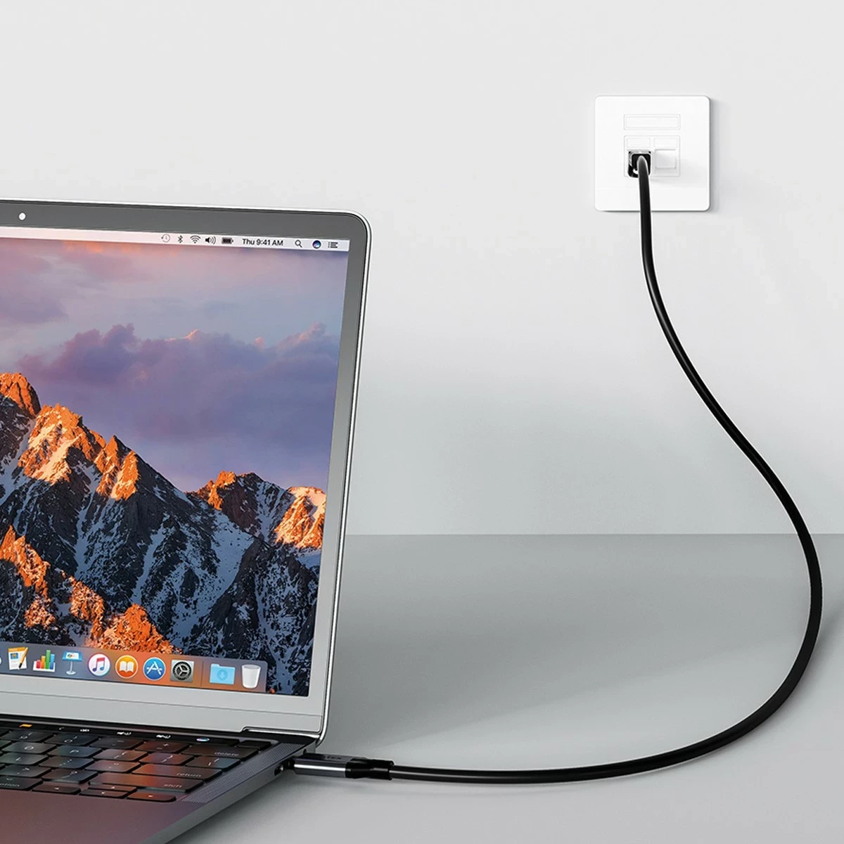 Kabëll Ethernet Unitek RJ-45 LAN, patchcord cat.8, 5m, ngjyrë zezë-gri