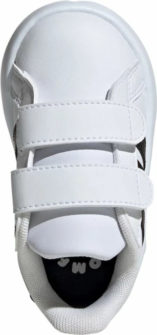 Këpucë për fëmijë adidas, të bardha dhe të zeza