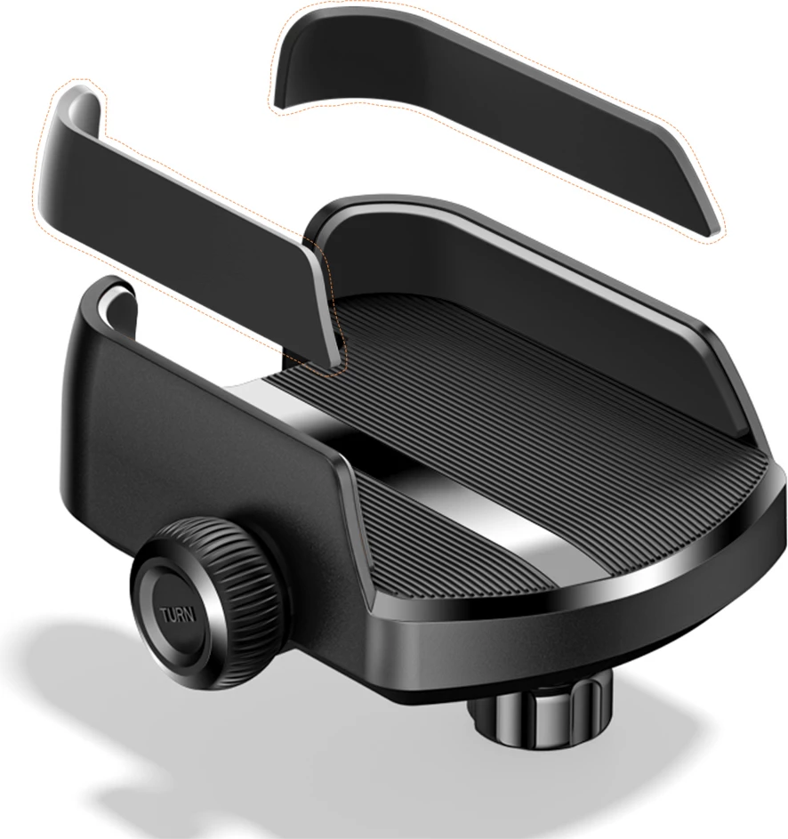 Mbajtës telefoni Joyroom JR-ZS431 për biçikletë, motoçikletë, skuter, e zezë