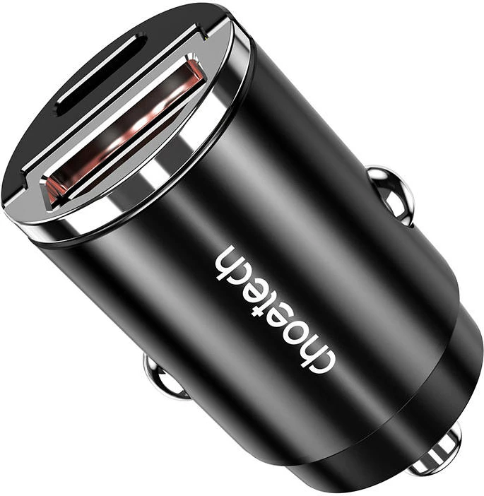 Karikues veture Choetech TC0006, 1x USB-A, 1x USB-C, 30W, i zi