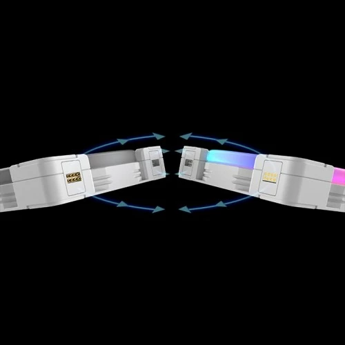 Ventilatorë kasë Thermaltake SWAFAN EX14 RGB 140mm, 3 copë, i bardhë