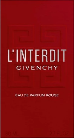 Eau de Parfum Givenchy L'Interdit Rouge, 80 ml