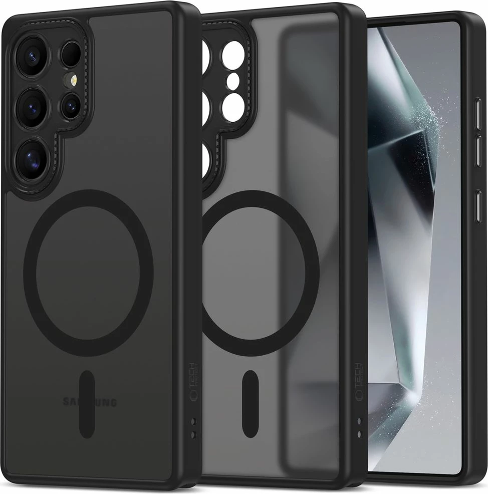 Mbështjellës Tech-Protect MagCam MagSafe për Samsung Galaxy S25 Ultra, i zi