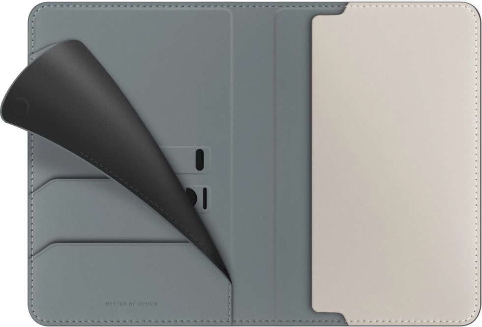 Mbështjellës pasaporte UNIQ Belmont me RFID, Gjelbër/Fildish