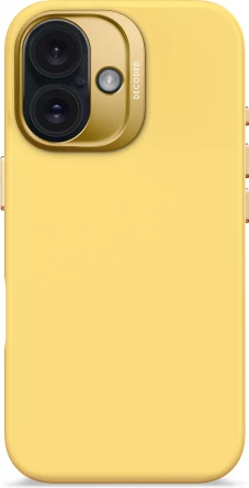 Mbështjellës Decoded AntiMicrobial me MagSafe për iPhone 16, e verdhë