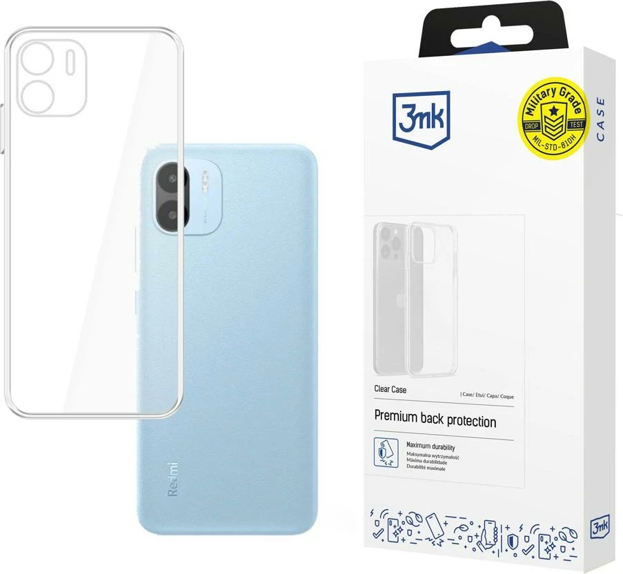 Mbështjellës 3mk Protection Clear Case për Xiaomi Redmi A2, transparent