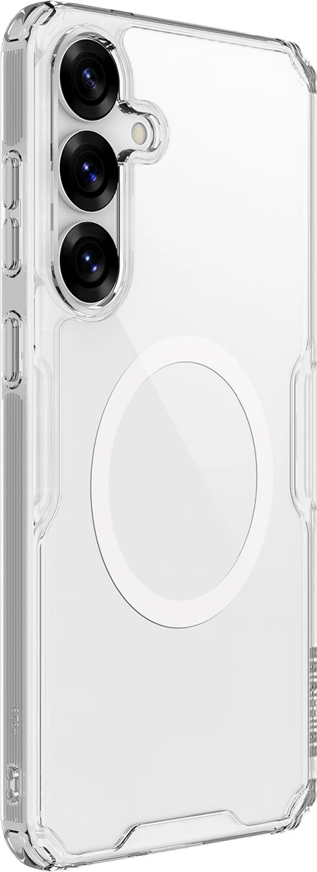 Mbështjellës Nillkin Nature TPU Pro Magnetic me MagSafe për Samsung Galaxy S25, Bardhë