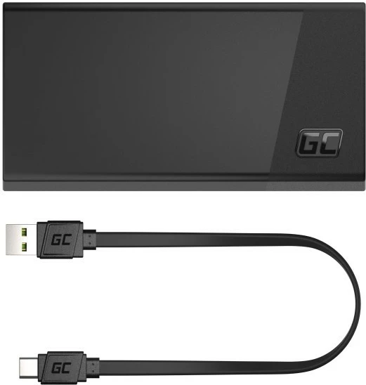 Powerbank Green Cell PowerPlay 20S 20000mAh, 22.5W, 3x USB-C, 1x USB-A, e zezë