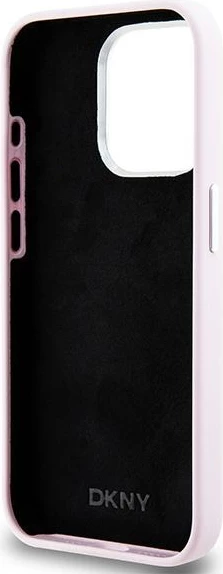 Mbështjellës DKNY Liquid Silicone MagSafe për iPhone 14 Pro, rozë