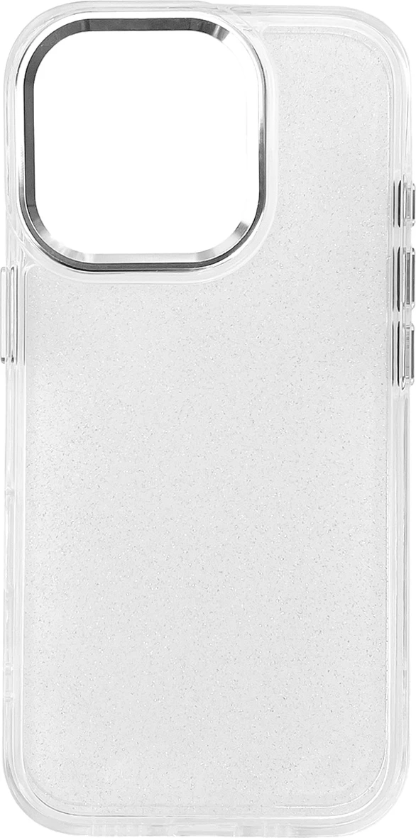 Mbështjellës Hurtel Glitter Case për iPhone 16 Pro Max, transparent me shkëlqim
