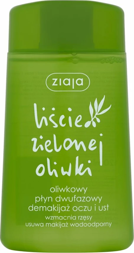 Heqës grimi për sy dhe buzë Ziaja Green Olive Leaves Olive Oil Two-Phase për femra, 120ml