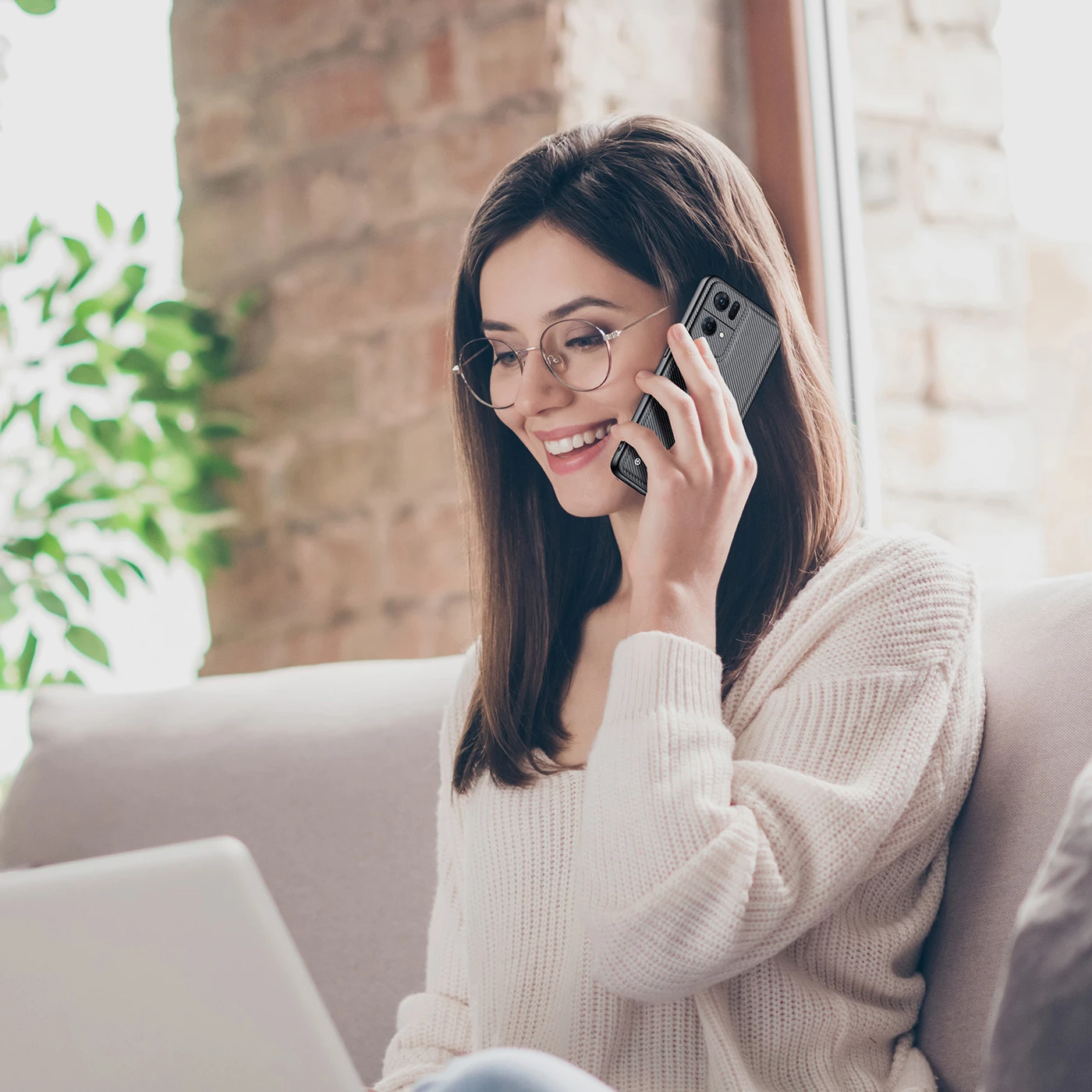 Mbështjellës Dux Ducis Fino për Oppo Reno 7 Pro 5G, najlon, i zi