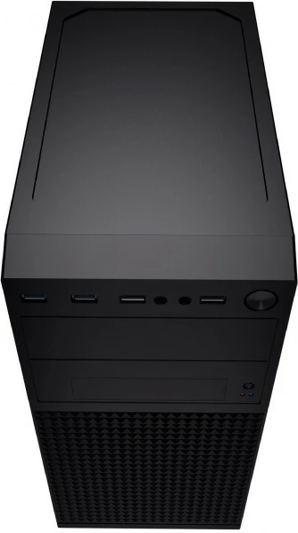 Kasë kompjuteri Gembird Fornax K300, Mini Tower, Micro ATX/Mini ITX, 4x USB, e zezë