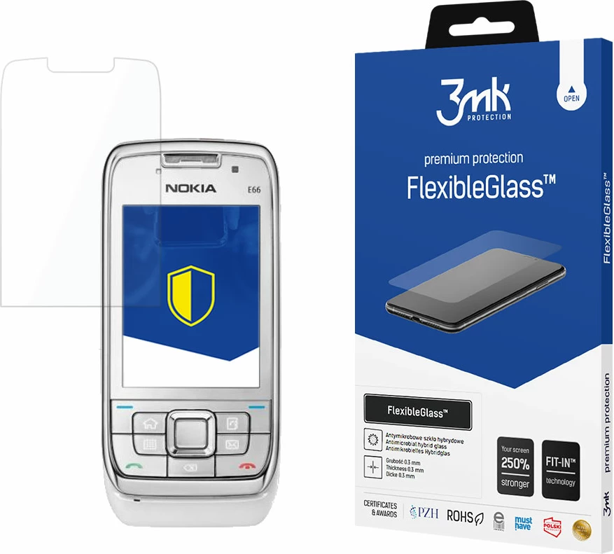 Mbrojtës ekrani FlexibleGlass 3mk për Nokia E66