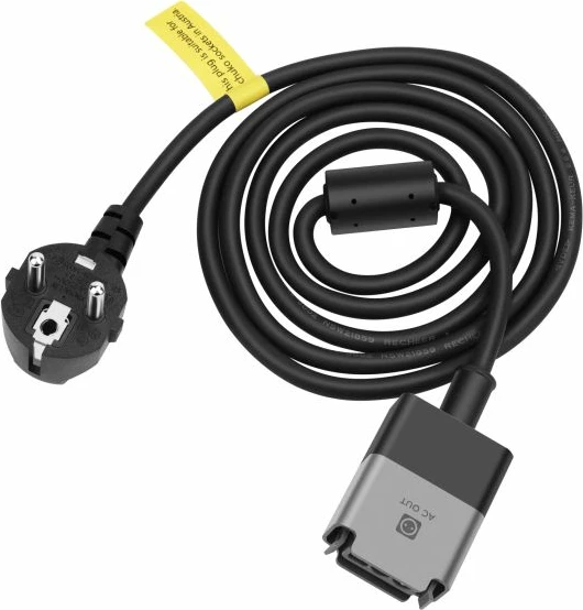 Kabllo AC EcoFlow PowerStream MPN 5011404003, 5 m, 220V, e zezë