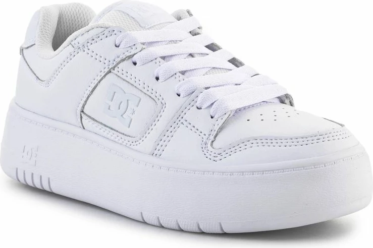 Atlete skate DC për femra, të bardha