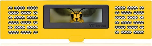 Panel LCD kasë Thermaltake The Tower 200 Bumblebee, verdhë