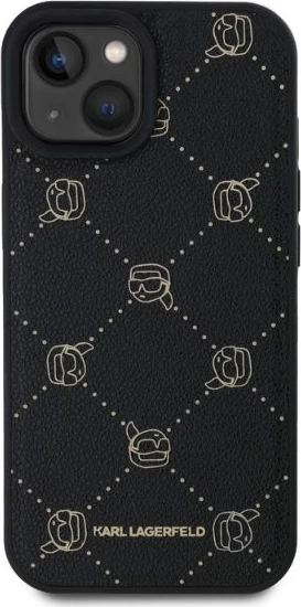 Mbështjellës Karl Lagerfeld Magsafe Karl Head për iPhone 15, i zi