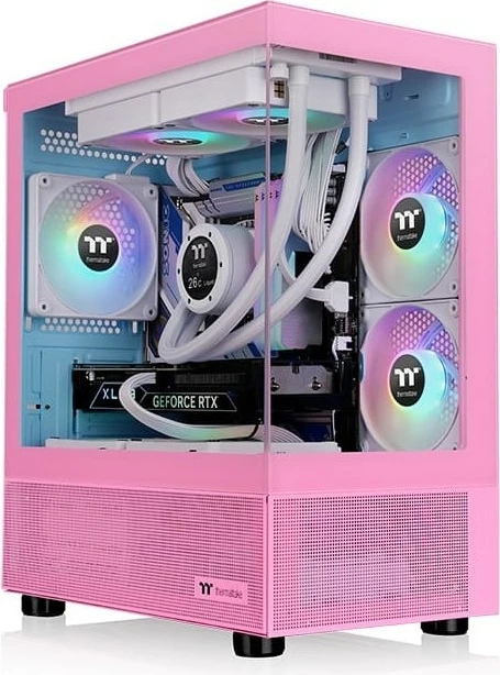 Kasë Thermaltake View 170 TG ARGB Mini, Bubble Pink