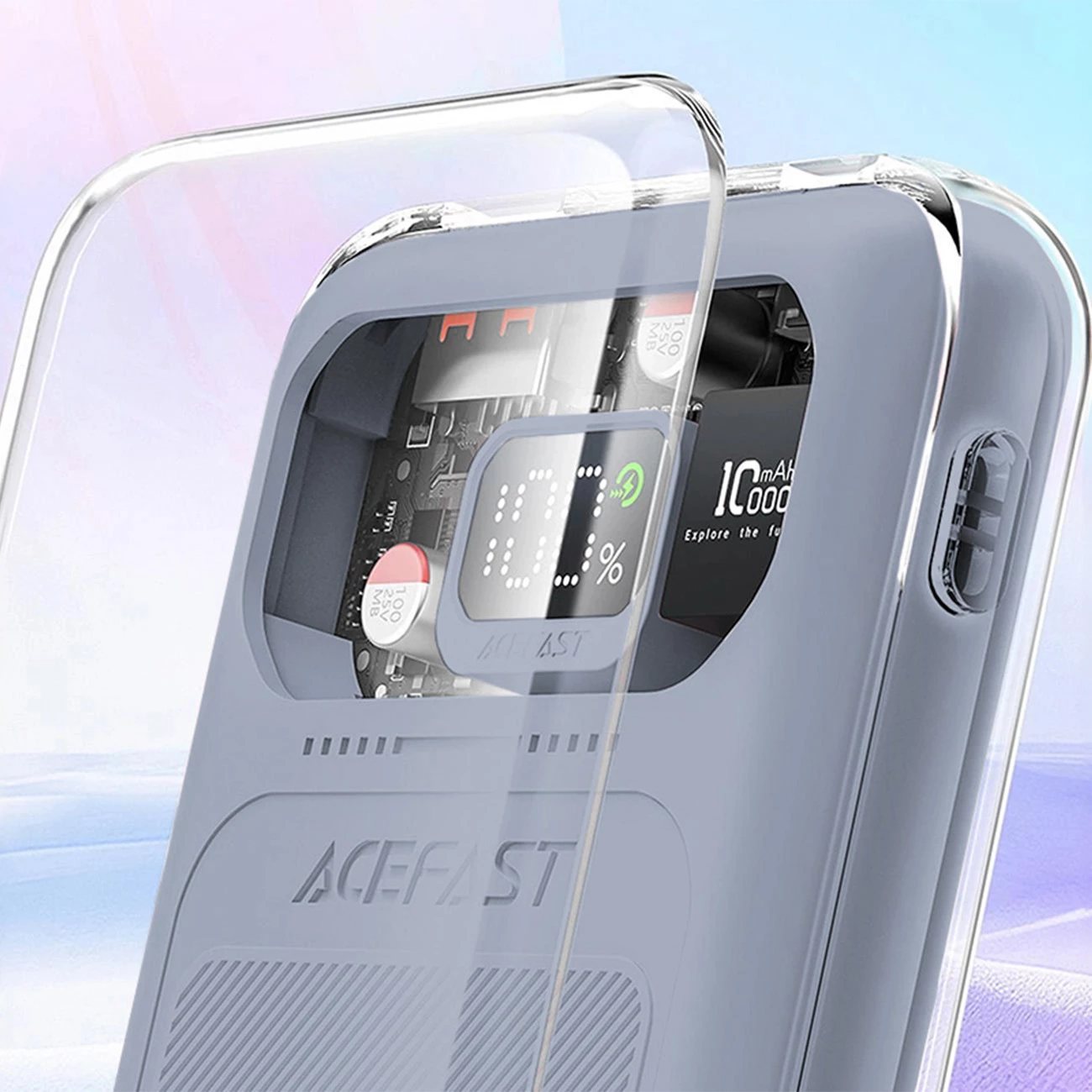 Powerbank Acefast M1 Sparkling Series 10000mAh, 30W, Gri