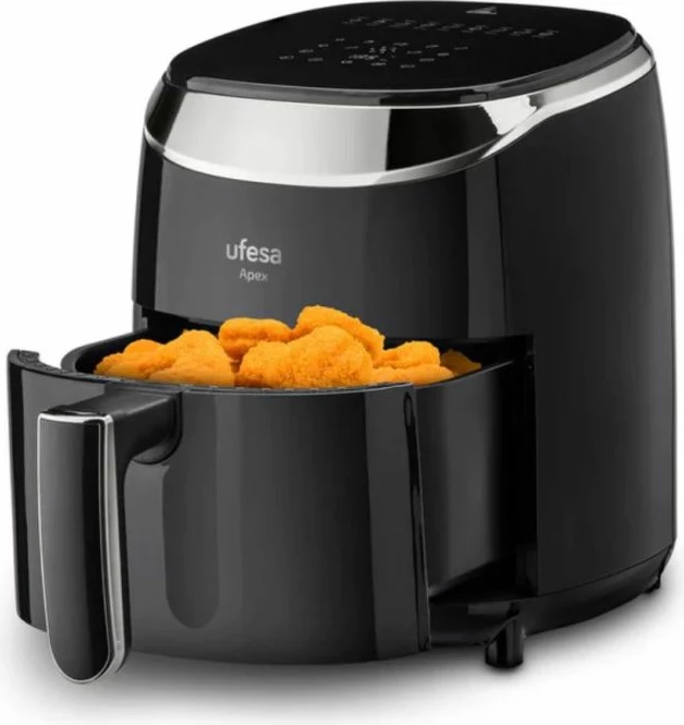 Fritezë me ajër të nxehtë digjitale UFESA Apex 3.5L 1500W, e zezë