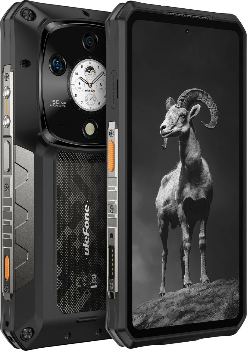 Celular Ulefone Armor 28 Pro 5G 16/512GB 6.67" AMOLED IP68/IP69K MIL-STD-810H Black