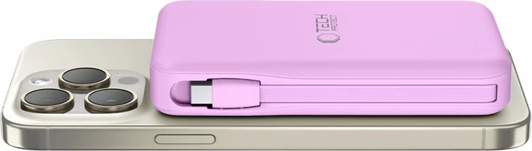 Powerbank Tech-Protect PB31 LifeMag 10000mAh, MagSafe, Violet