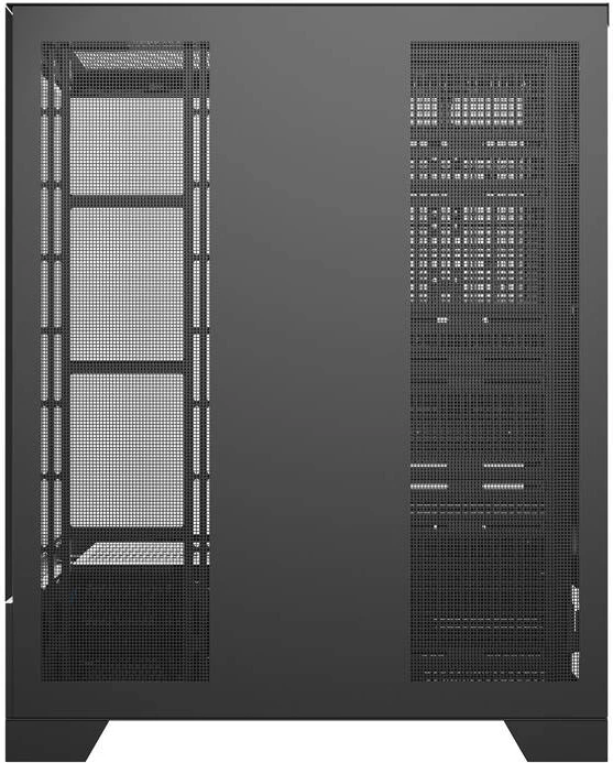 Kasë Darkflash DY451L, Big Tower, pa ventilatorë, ATX, xham i temperuar, e zezë