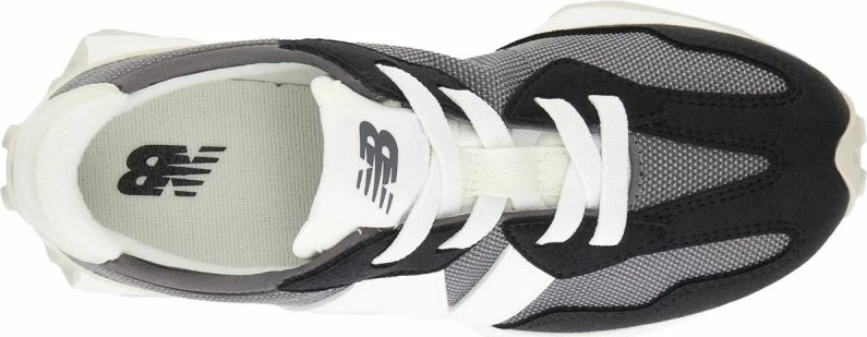 Atlete fëmijë New Balance, të bardha, të zeza, argjendi