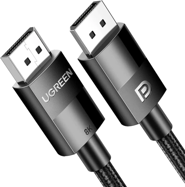 Kabl DisplayPort 1.4 UGREEN 80393 8K@60Hz 3m, e zezë