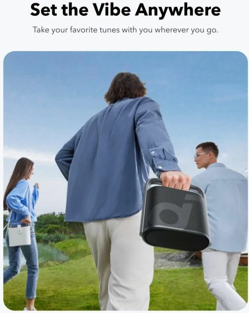 Altoparlant Bluetooth Anker Soundcore Motion X500 40W, IPX7, bateri deri 12h, i zi