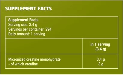100% Creatine Monohydrate - 300 g 